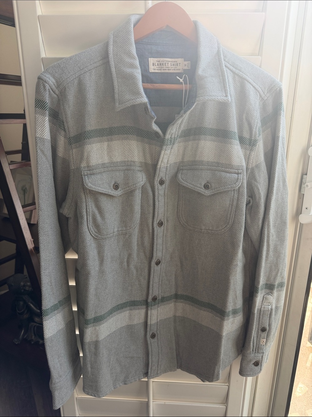 Blanket Shirt Outerknown Famous Blanket Shirt Men’s. Organic Cotton